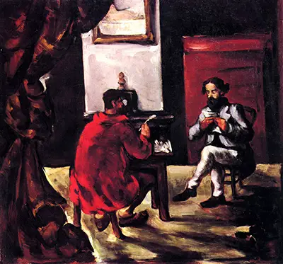 Paul Alexis Reading at Zola's House Paul Cezanne
